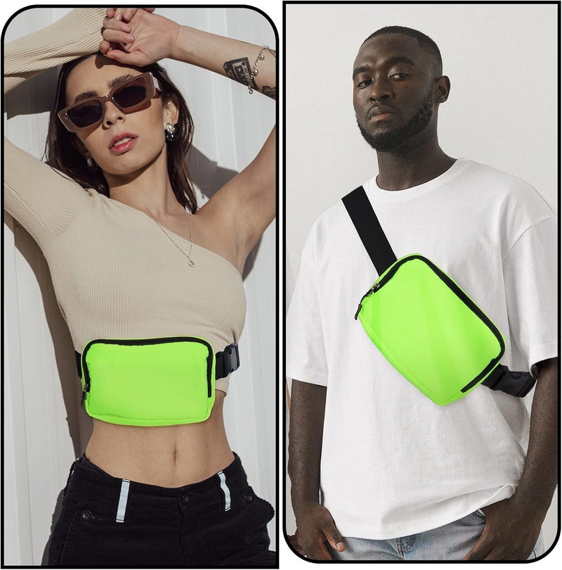 Joysoda Fanny Pack,Belt Bag,40 Inch Asjustable Strap Everywhere Belt Bag,for Women and Men Green - Image 5